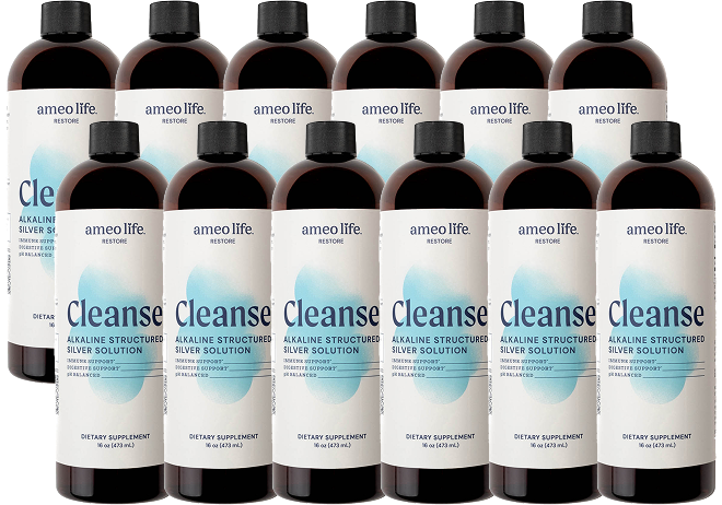 WS - Cleanse 16oz. Alkaline Silver - 12 Pack