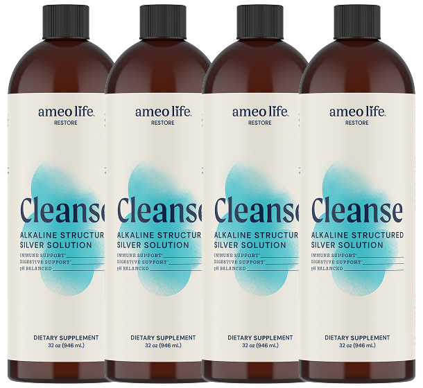WS - Cleanse 32oz. Alkaline Silver - 4 Pack