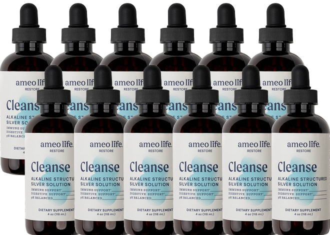 WS - Cleanse 4oz. Alkaline Silver - 12 Pack