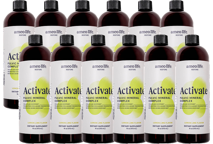 WS - Activate 16oz. Fulvic Minerals - 12 Pack