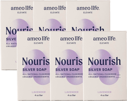 WS - Nourish Lavender Silver Soap - 6 Pack