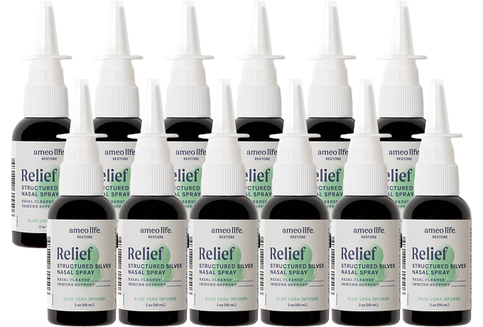 WS - Relief Silver Nasal Spray - 12 Pack