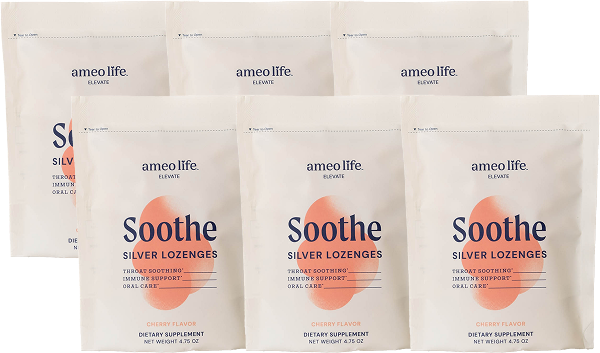 WS - Soothe Cherry Silver Lozenges - 6 Pack