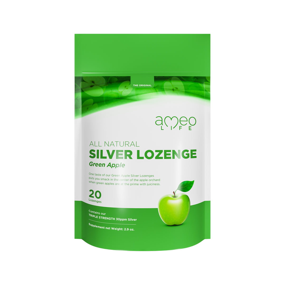 Green Apple Silver Lozenges