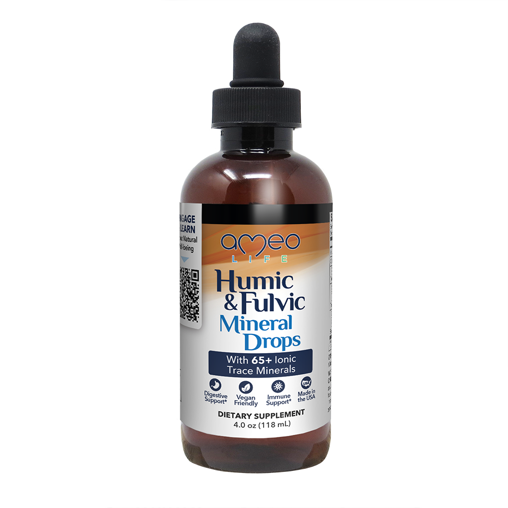 Humic &amp; Fulvic Mineral Drops - 4 oz.
