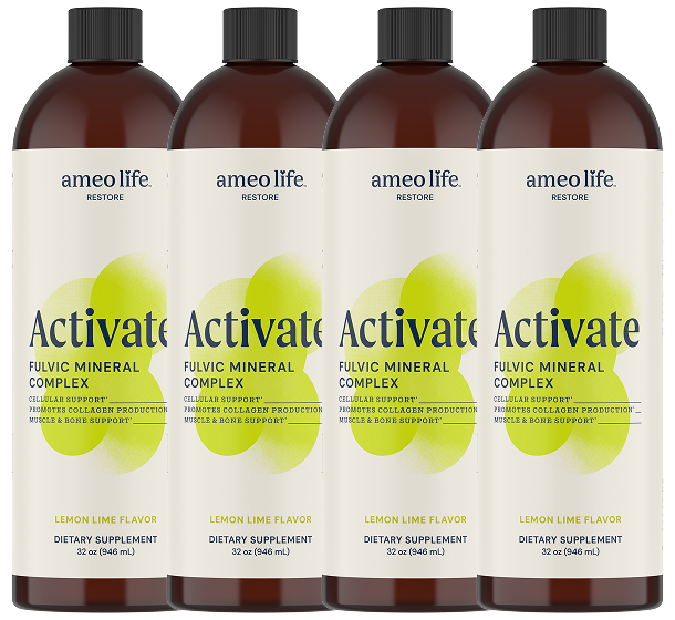 WS - Activate 32oz. Fulvic Minerals - 4 Pack