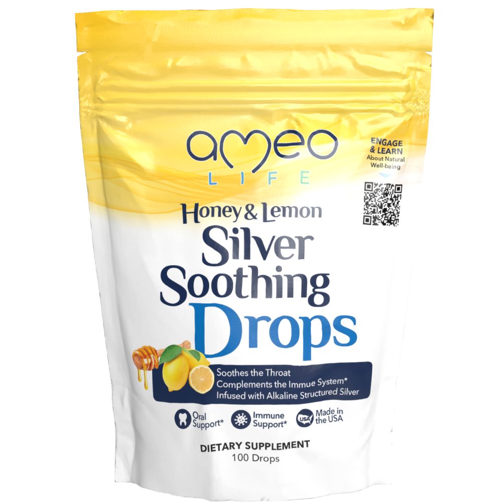 Honey &amp; Lemon Silver Soothing Drops