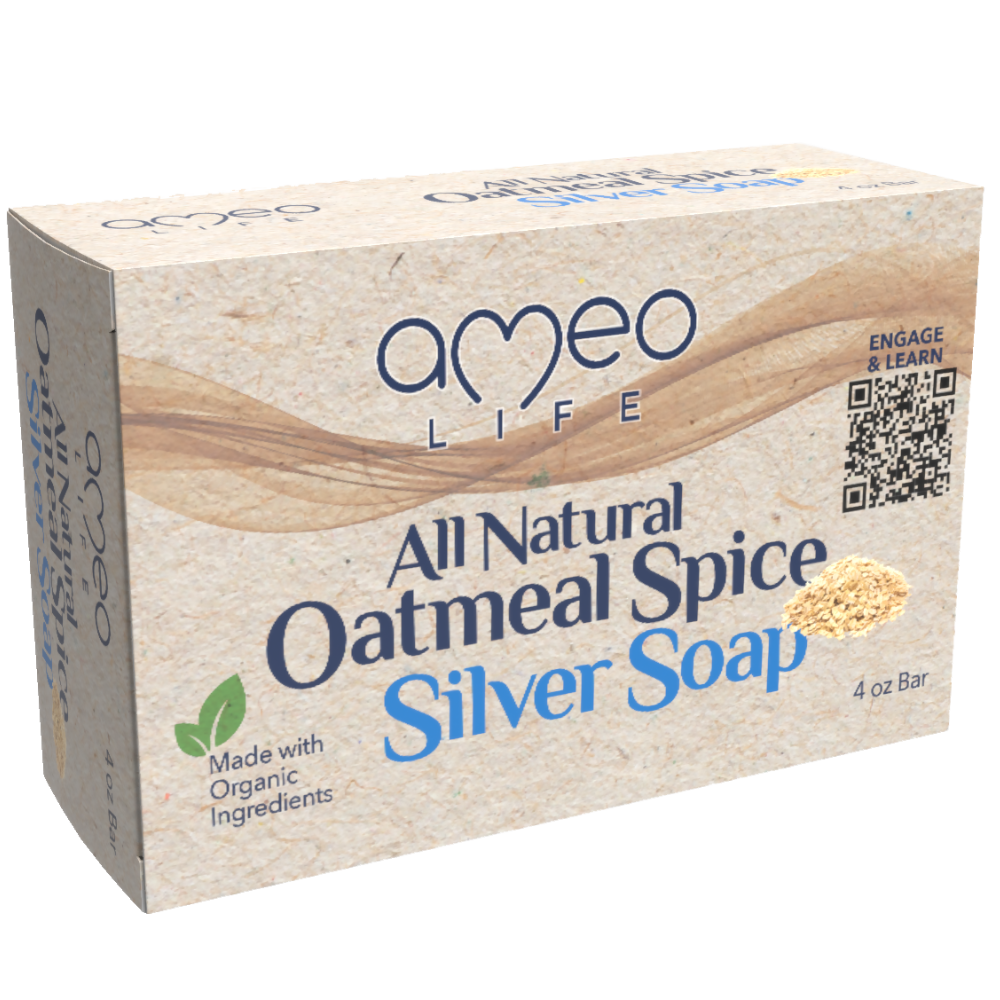 Natural Oatmeal Spice Silver Soap