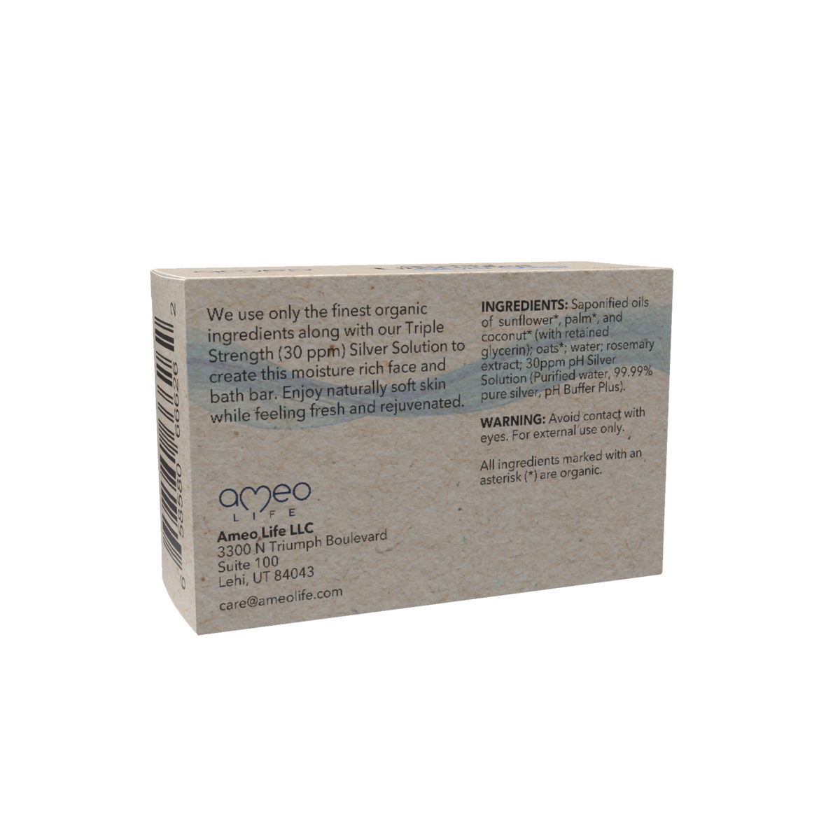Natural Unscented Silver Soap