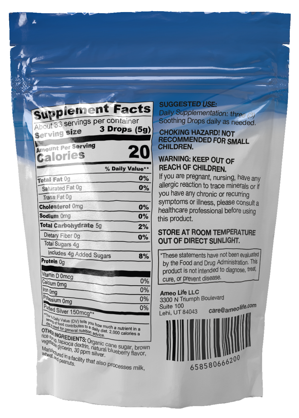 Blue Berry Soothing Drops