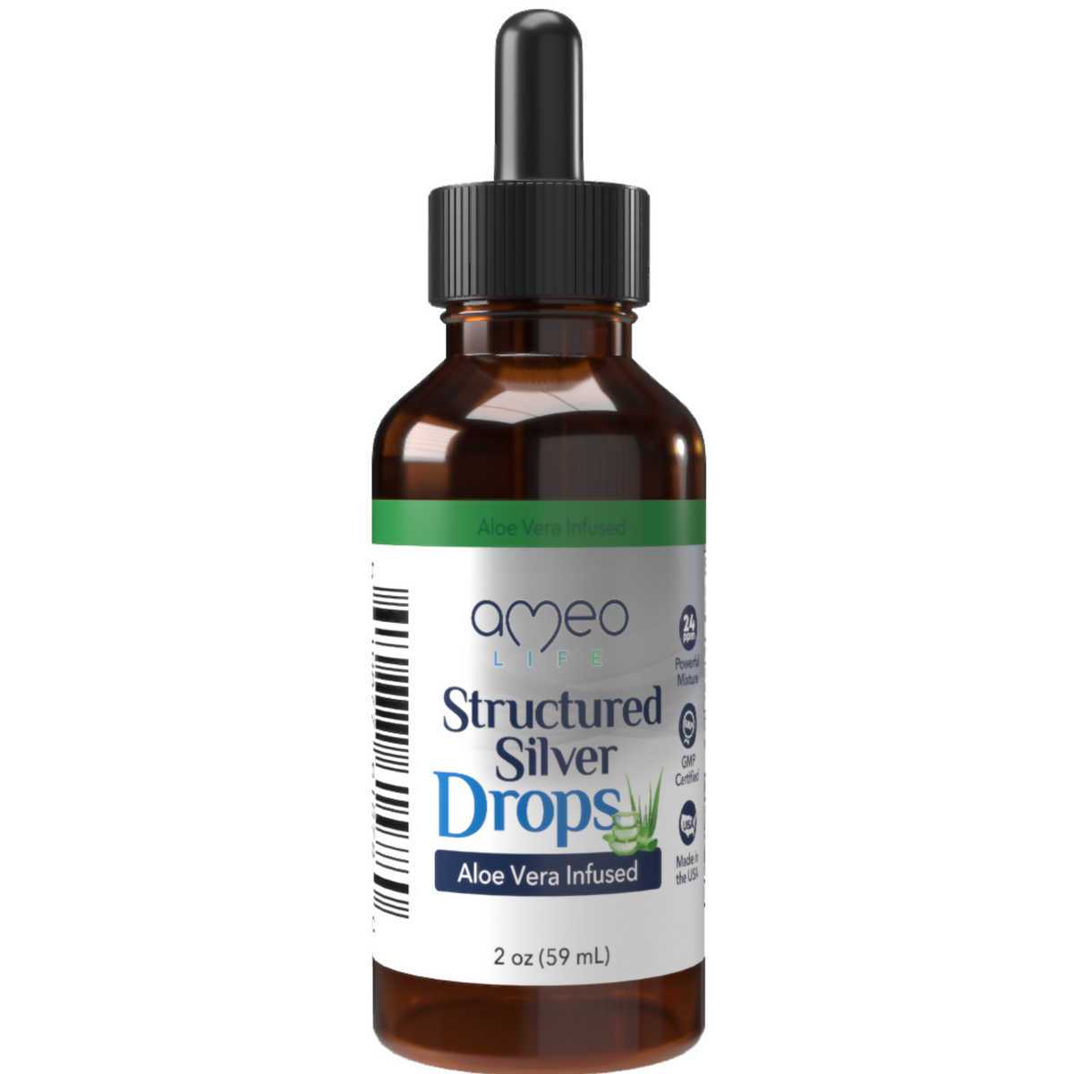 Aloe Infused Silver Drops