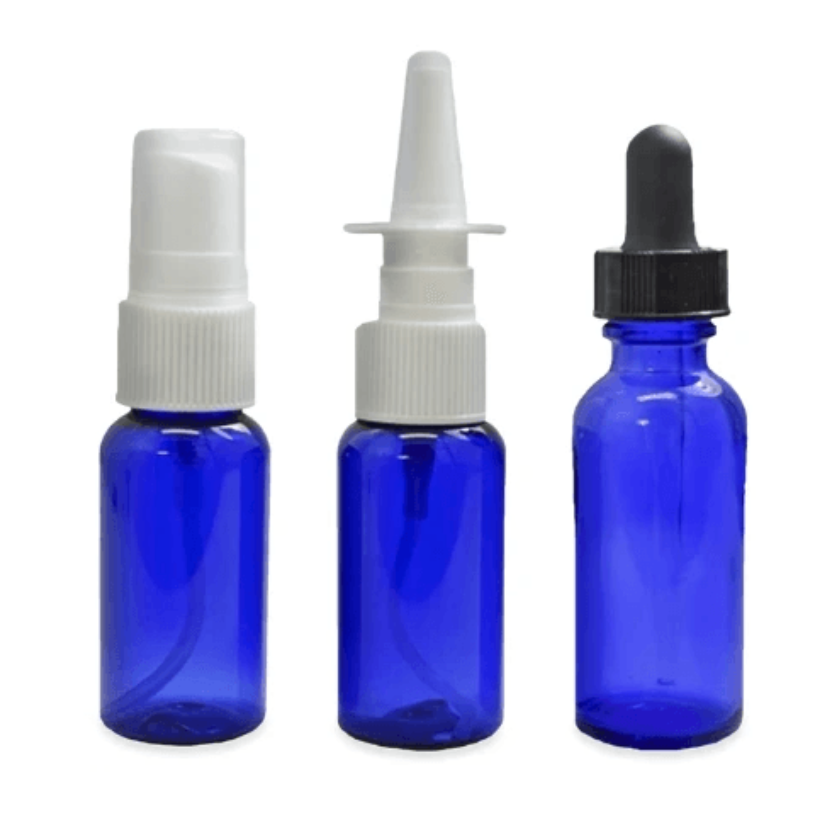 3 Bottle Applicator Set in Blue