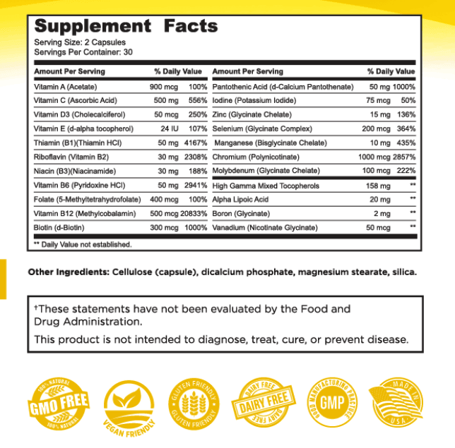 Chelated Multivitamin - Ameo Life