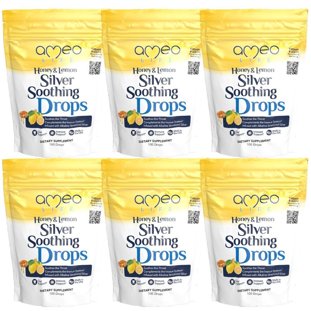 Honey &amp; Lemon Silver Soothing Drops