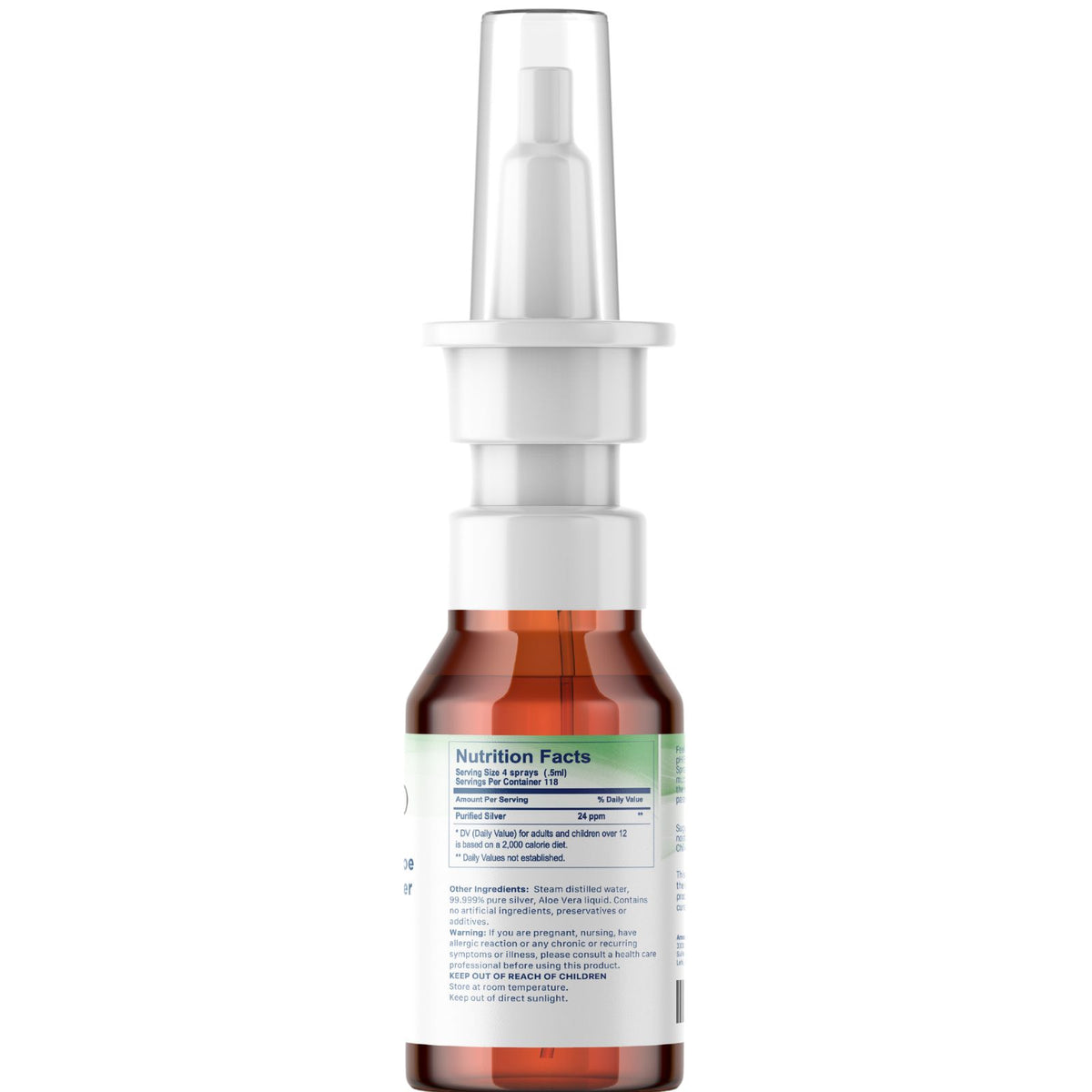 Aloe Infused Silver Nasal Spray